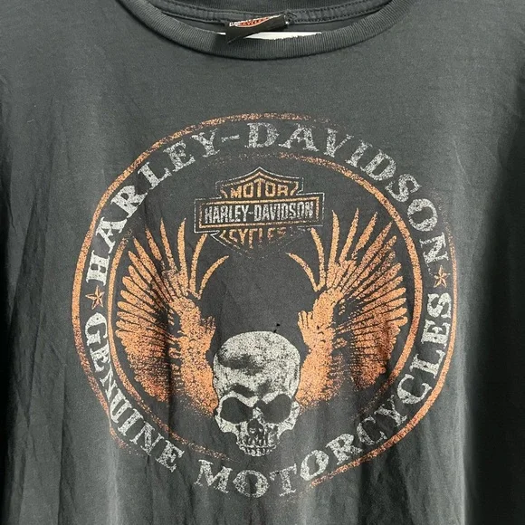 Harley-Davidson Black Graphic T-Shirt for Men - Picture 3 of 10